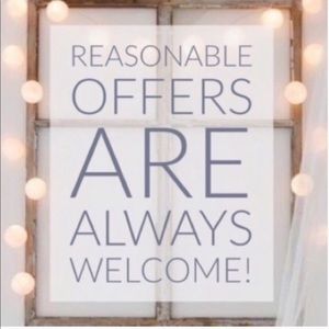 Make an offer on anything in my closet!